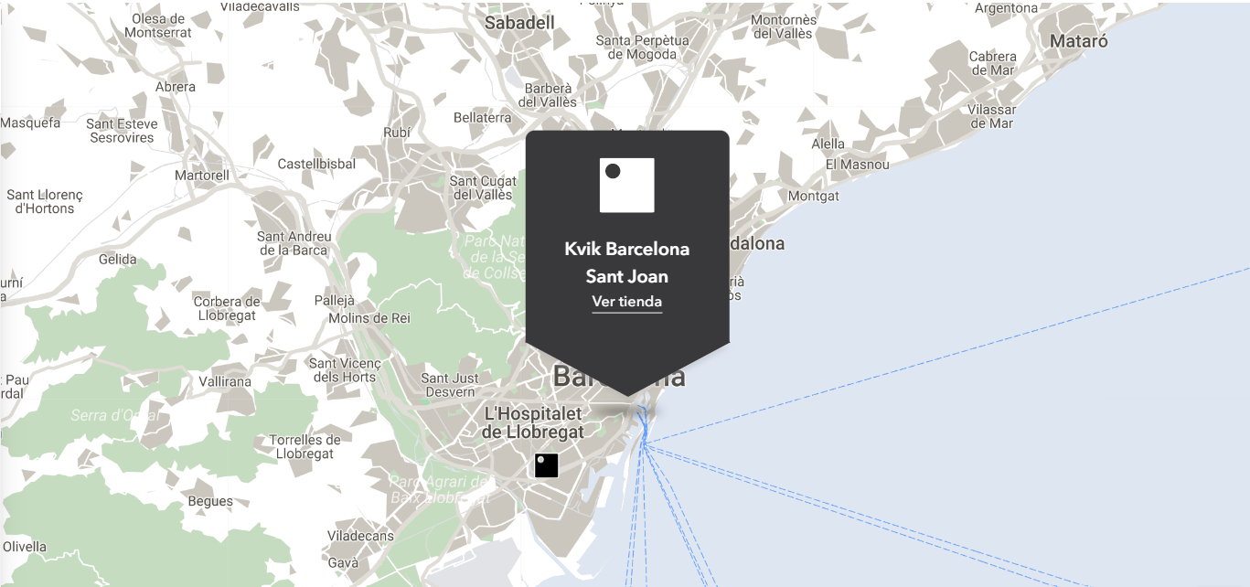Ubicación de Kvik Barcelona Sant Joan en el mapa