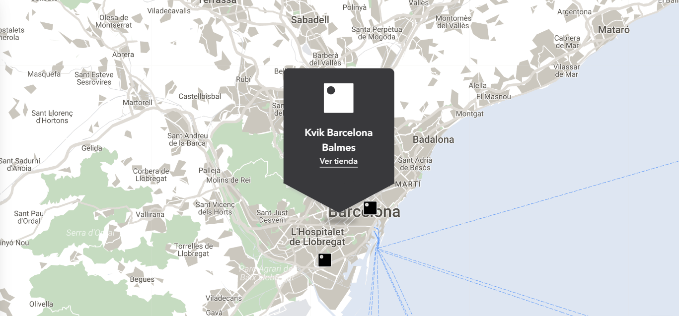 Ubicación de Kvik Barcelona Balmes en el mapa
